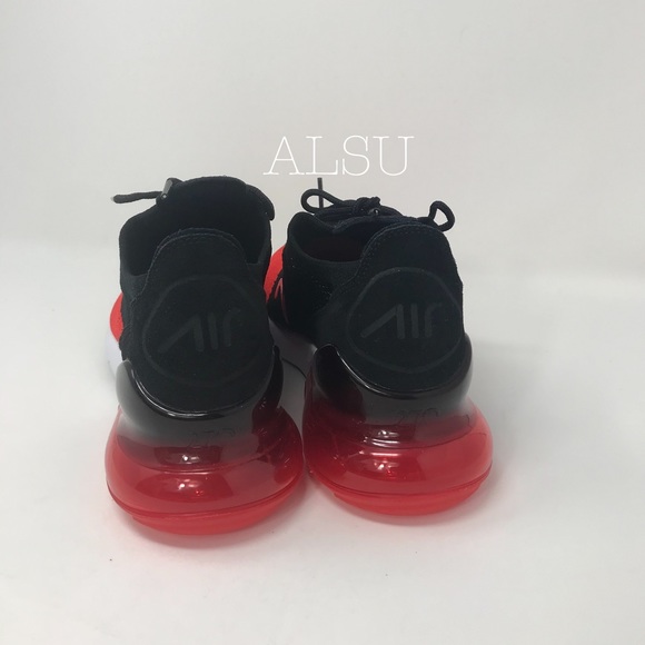 Nike Air Max 270 Flyknit Chili 🌶 Red Men’s - Picture 4 of 8